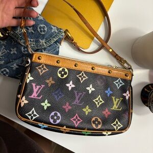 Louis Vuitton Black Multicolor Monogram Mini Bag